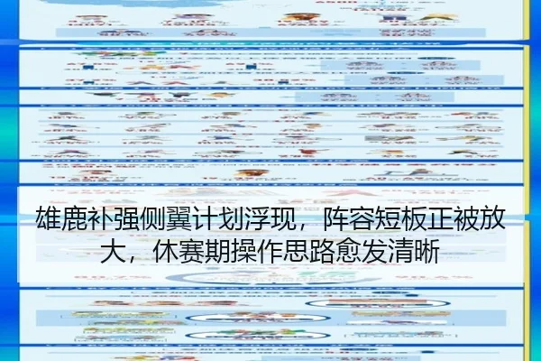 雄鹿补强侧翼计划浮现，阵容短板正被放大，休赛期操作思路愈发清晰 | NetEase CC